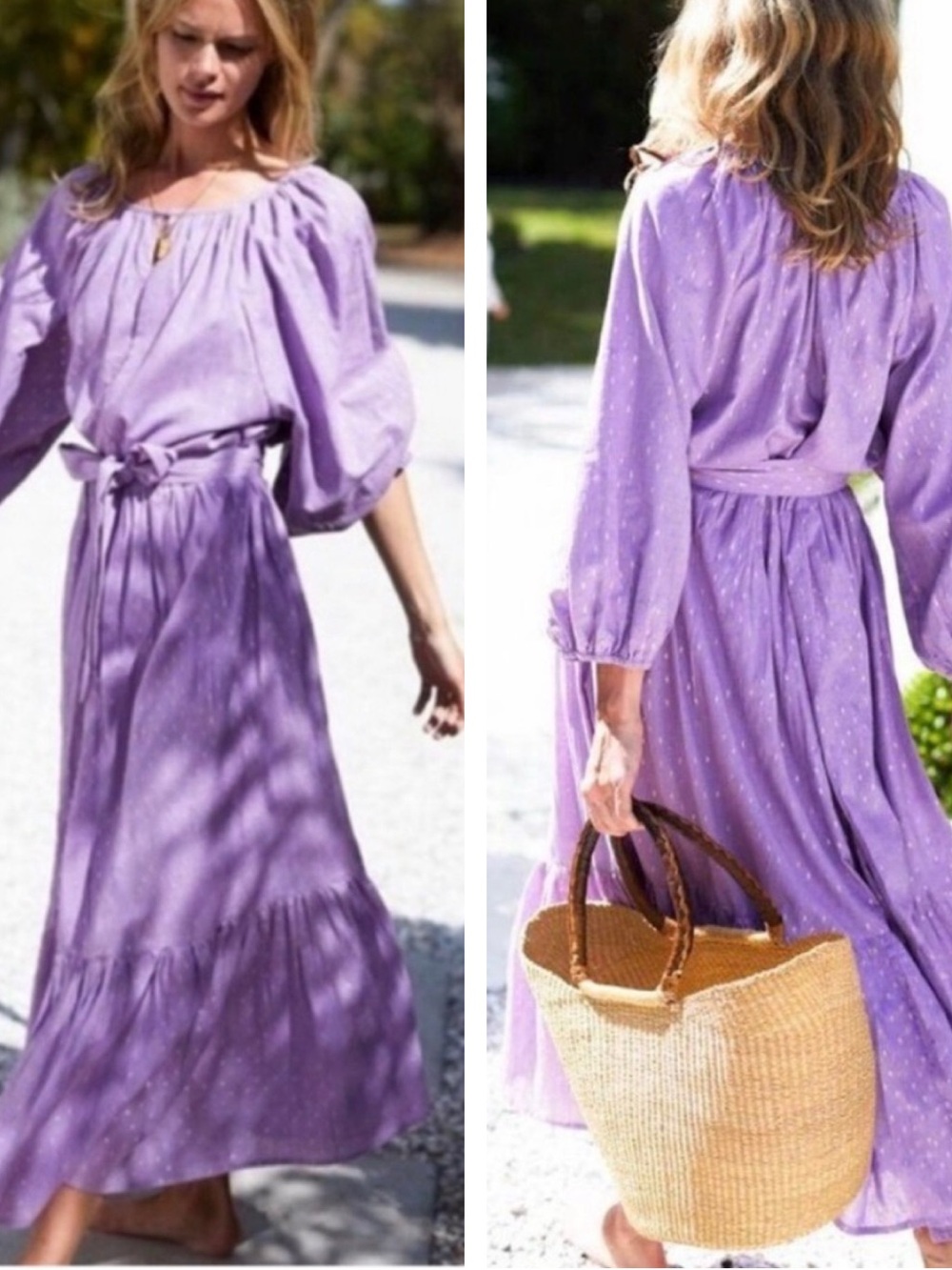 Emerson Fry Clemence Lavendula Gold Dress